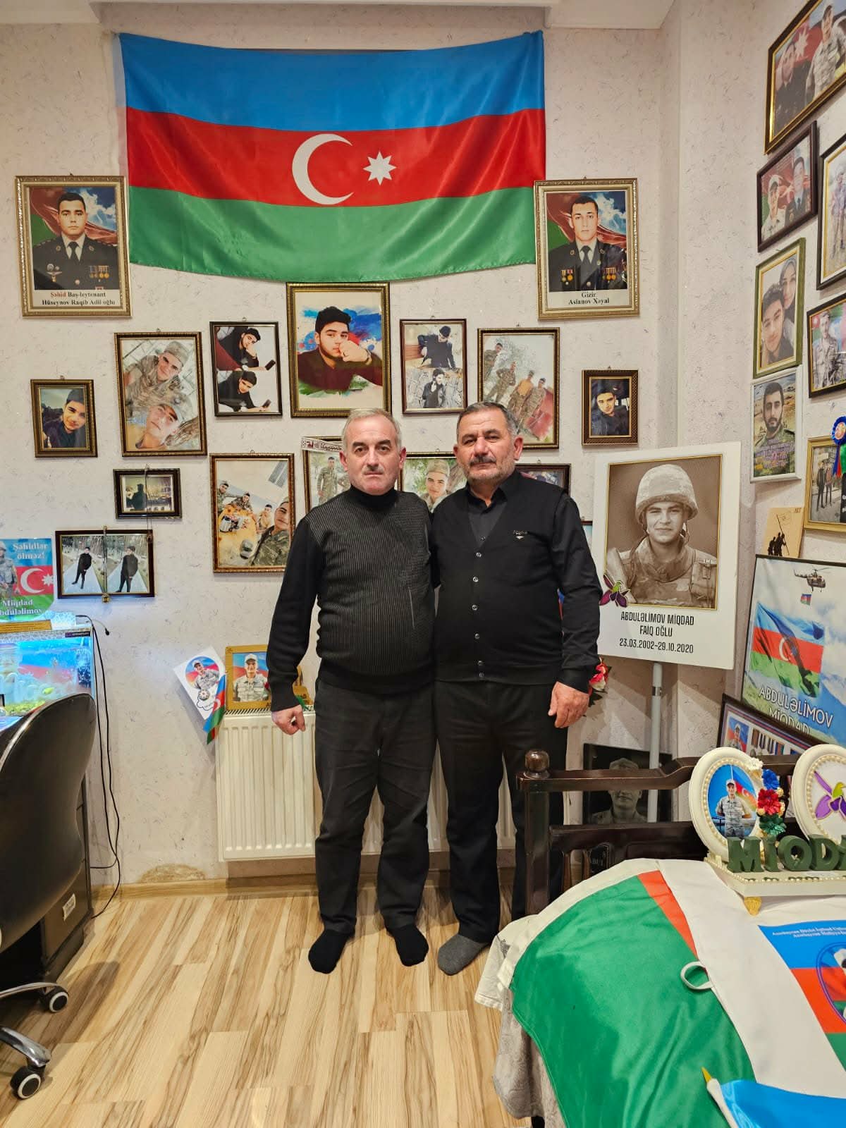 Şəhid atası Faiq Abduəlimov Müvəkkil Hüquq Mərkəzi tərəfindən fəxri fərmanla təltif edilib